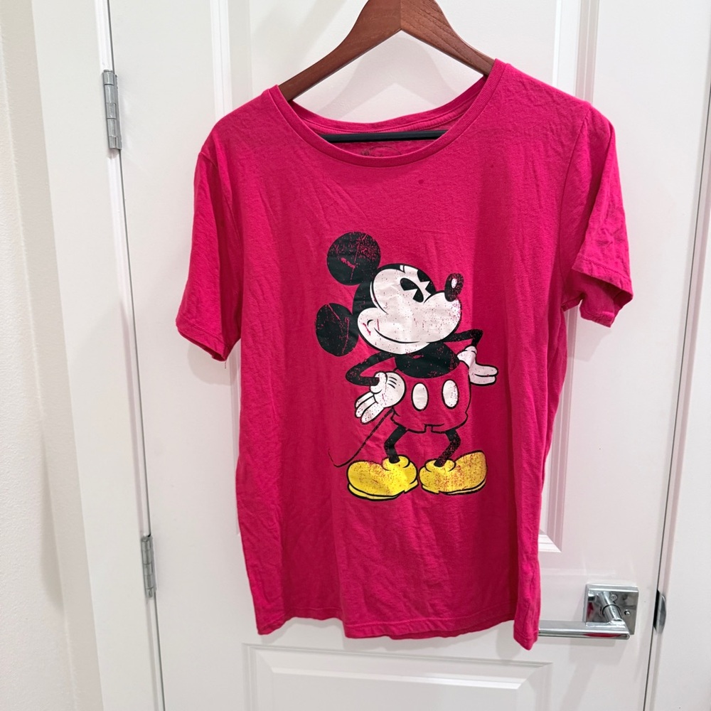 Disney Kids Mickey Mouse Magenta Tee